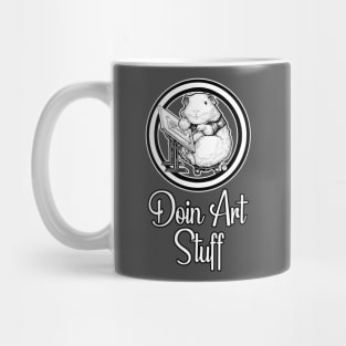 Doin Art Stuff - Guinea Pig - Artist Mug